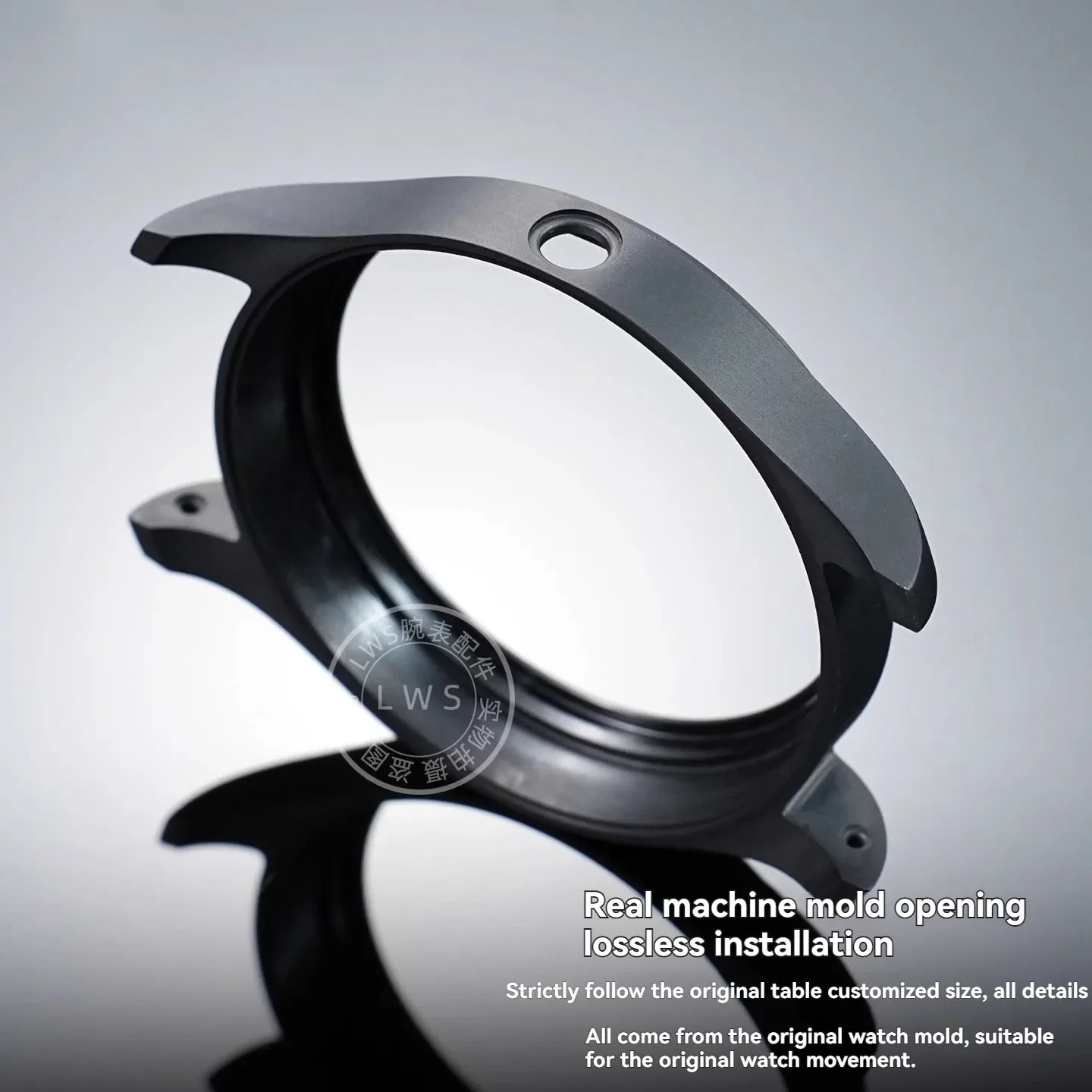 

For IWC Watch IW326905 Pilot Series High Quality Watch Ceramic Case Black Outer Ring Middle Case Watch Accessories