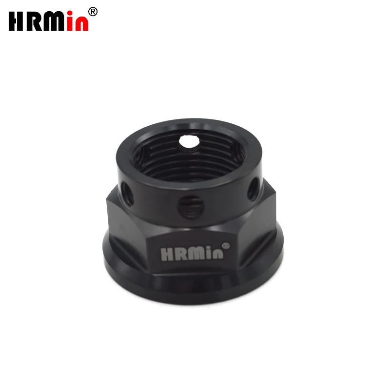 HRMin Gr5 Titanium Wheel Hub Axle Spindle Nut M26 M24 M22 for Toyota Honda Ford Mitsubishi Nissan Mazda - Lightweight High-Stren