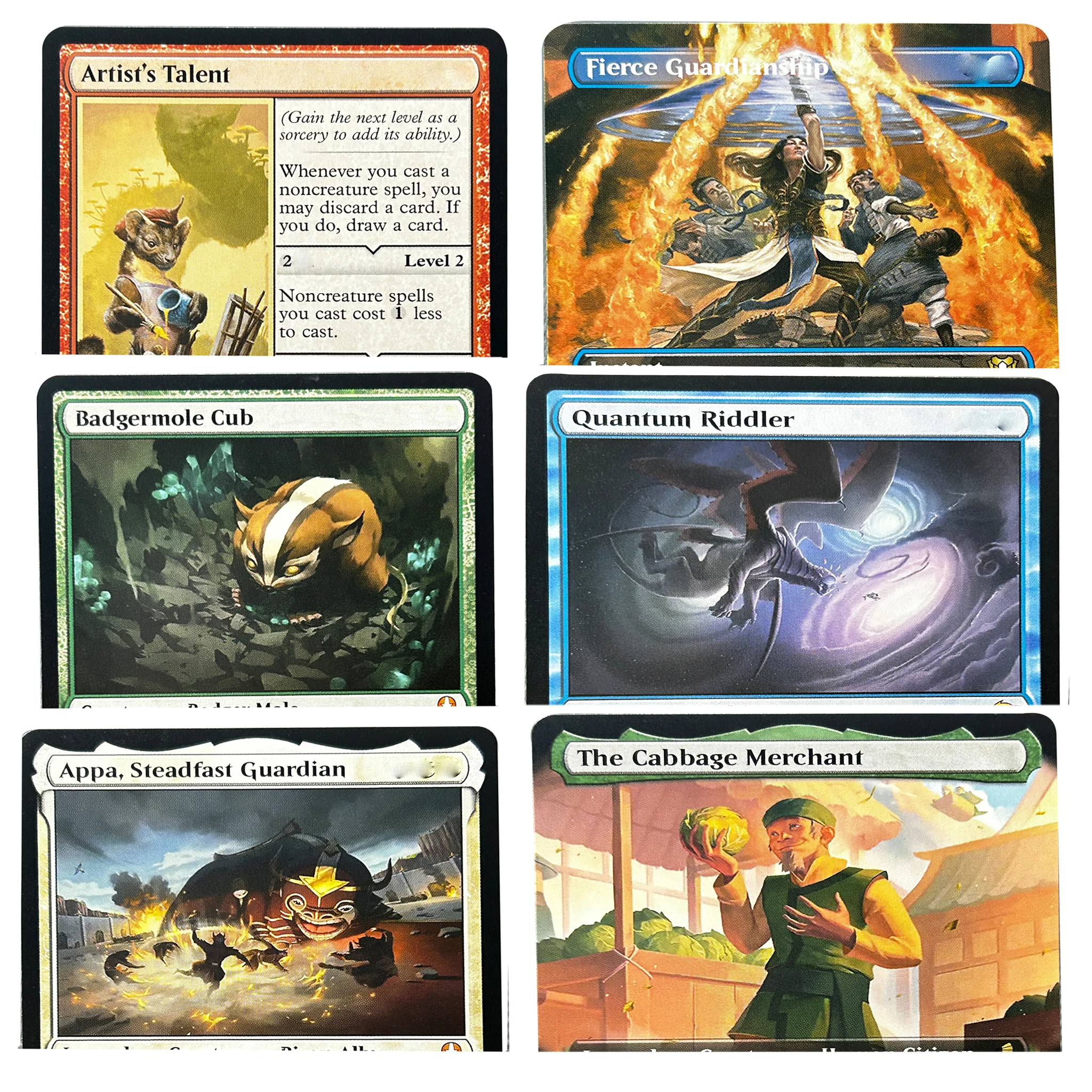 Tarjeta Coleccionable de Calidad en Inglés Personalizada: Talentos del Artista, El Talento del Comerciante de Repollo, El Orgullo del Ocelote, HOLO TCG