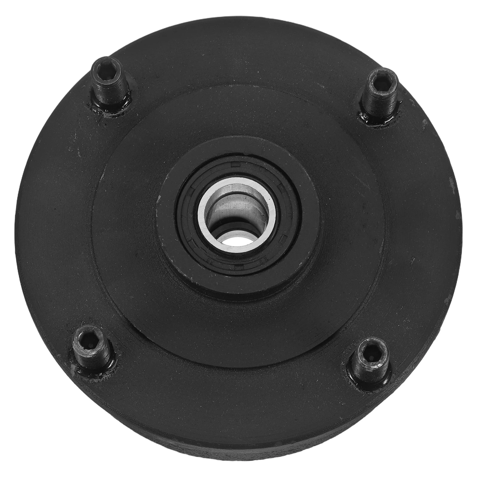 

ATV Front Wheel Hub Drum 110MM Black Braking System Quad Disc Brake Rim Replacement Fittings Sturdy Material Wide Compatibility