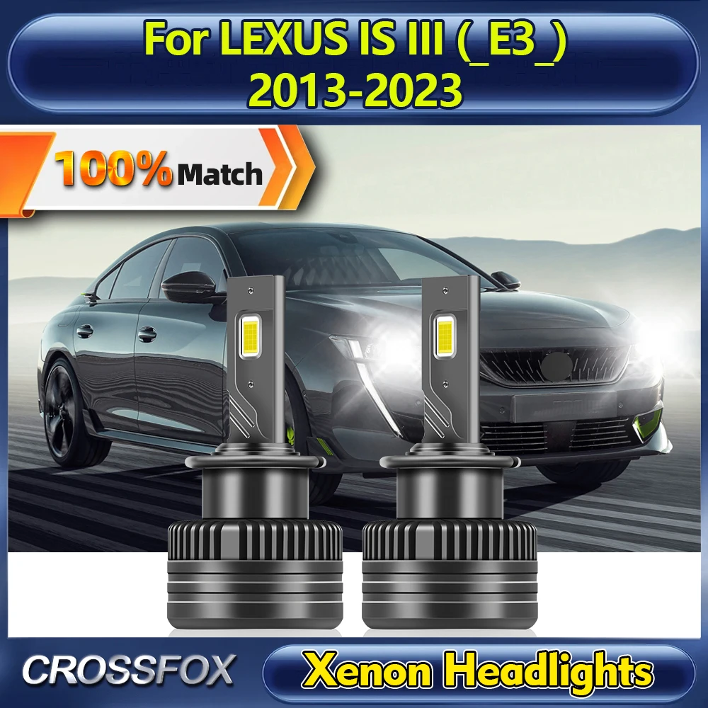 

25000LM LED Headlight Bulbs 6000K HID Xenon Lights 12V Plug&Play For LEXUS IS III (_E3_) 2013-2017 2018 2019 2020 2021 2022 2023