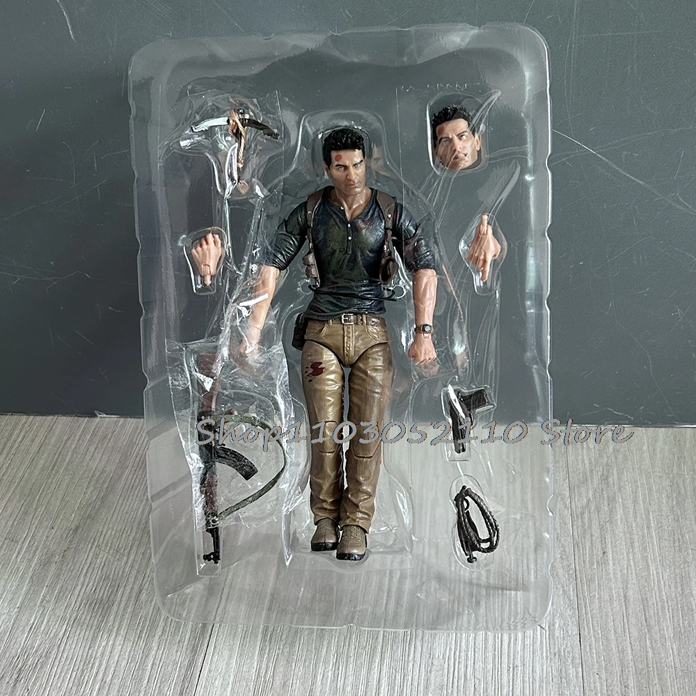 NECA Uncharted 4 A thief's end NATHAN DRAKE Action Figure Ultimate Edition PVC Model Toys Halloween Birthday Gifts Doll