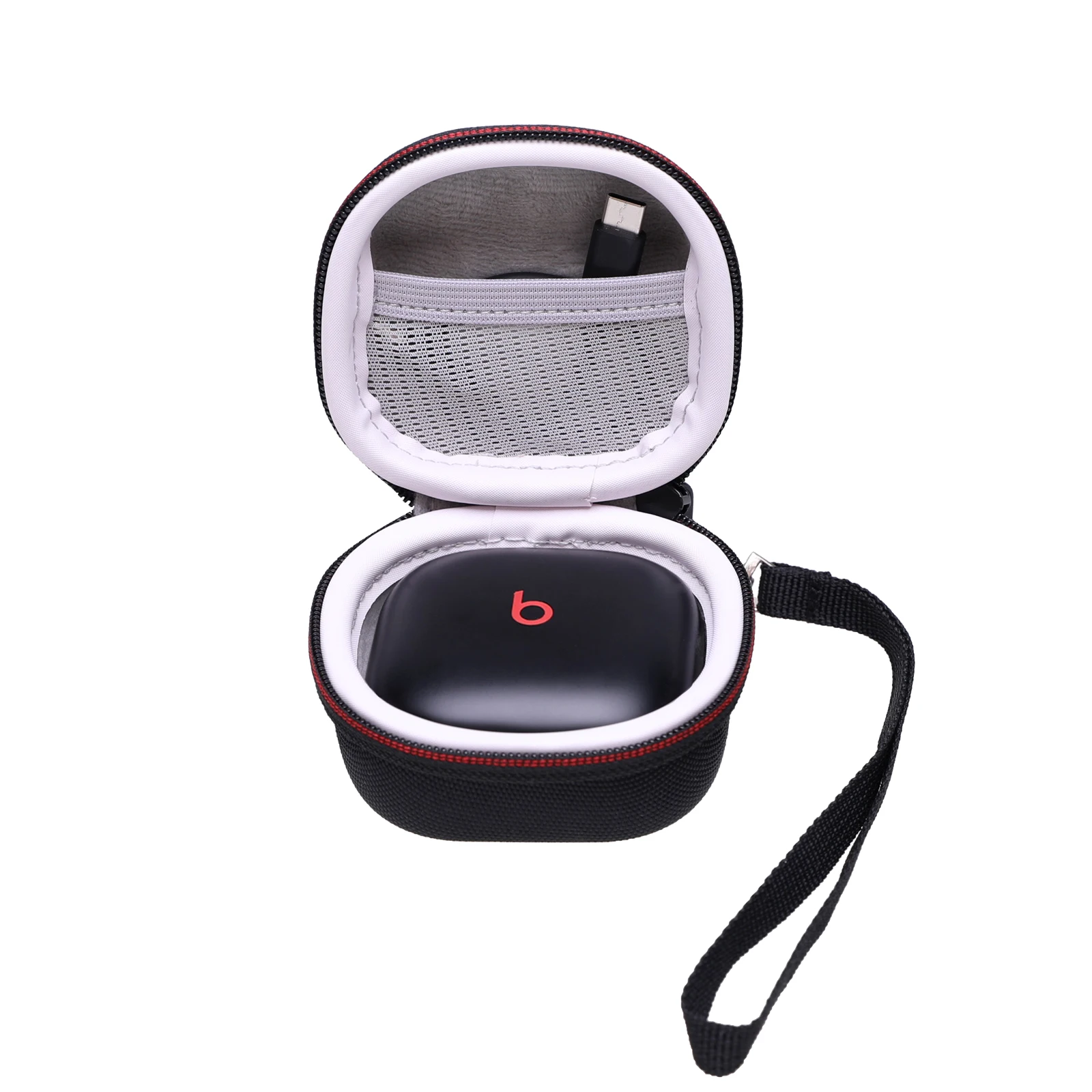 LTGEM EVA Hard Case for Beats Fit Pro / Fit Pro x, Detachable Hand Strap  Built-in Mesh Pocket- Protective Carrying Storage Bag