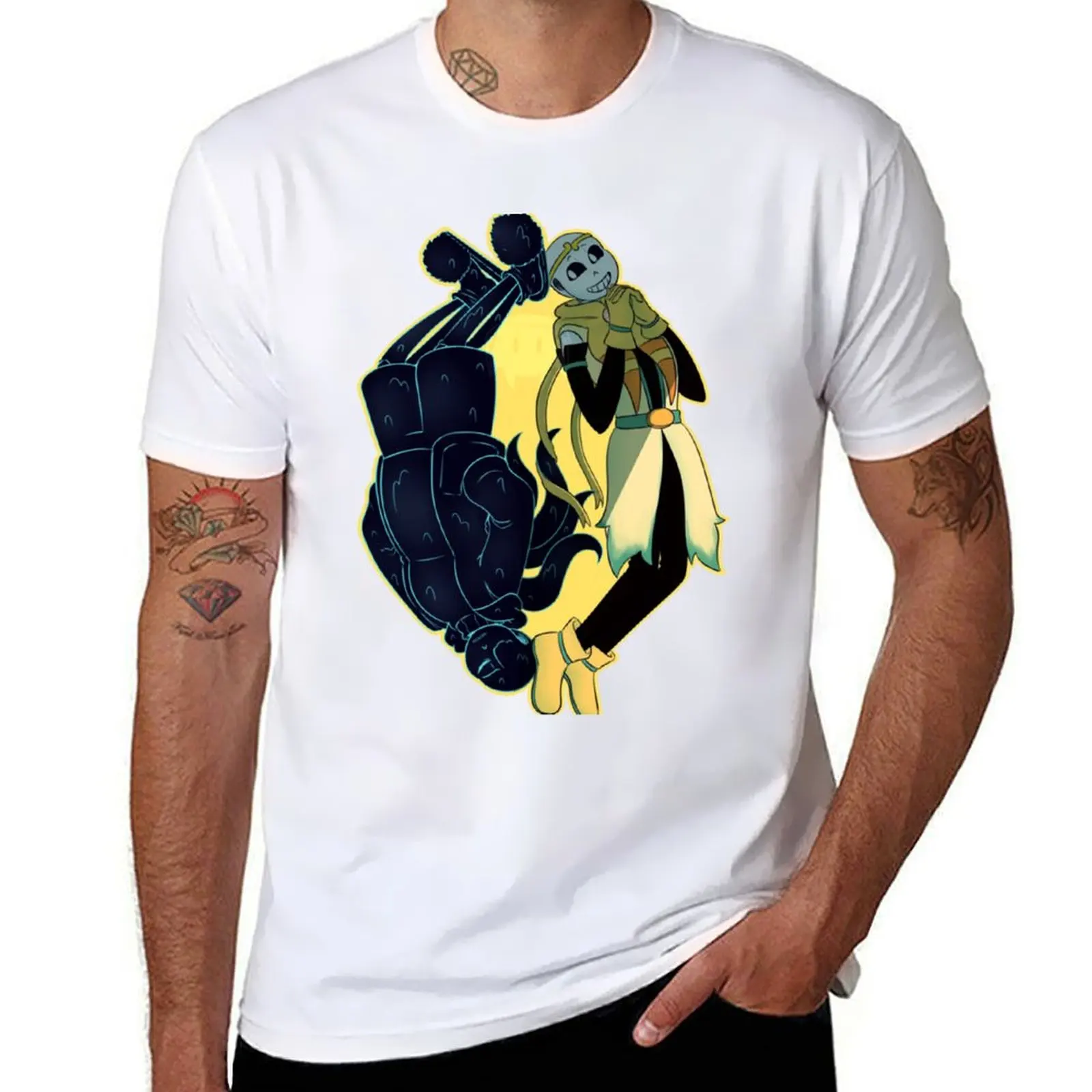 

Nightmare sans T-Shirt men t shirt cotton 100% t shirt custom print t shirts designer T-Shirt