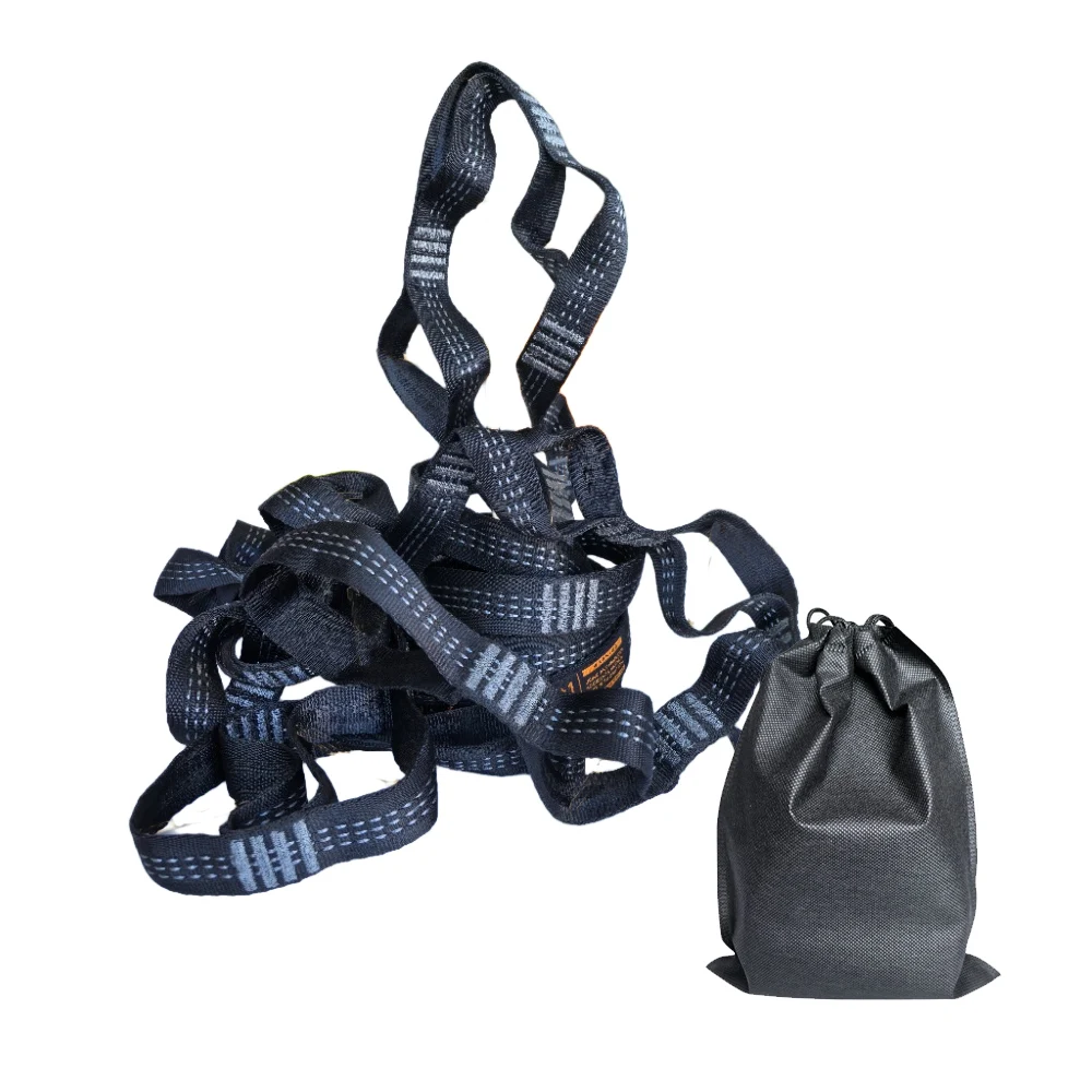 

2 шт., 3,5 м ремни для гамака, сверхпрочная легкая веревка и прочность на разрыв 600 фунтов, не растягивается