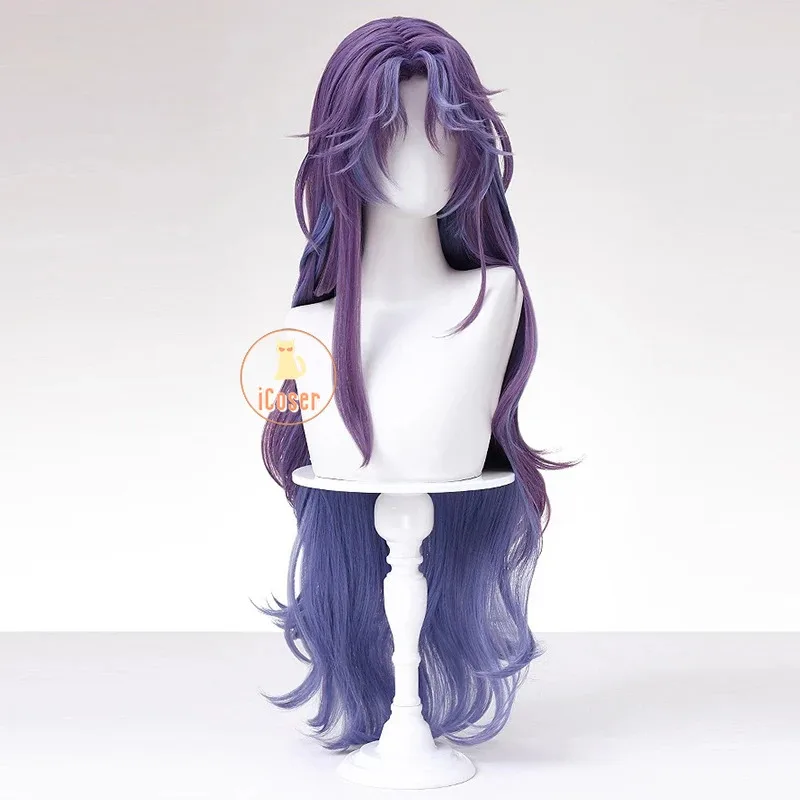 

25COSLove and Deepspace Rafayel Cosplay Costume Wig Purple Long Hair Lemurian Sea God New Skin Halloween Party Women Men Props i