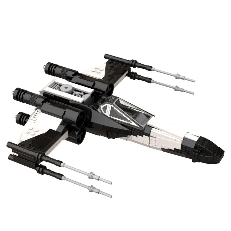 578 PCS Space War Partisan T65b Starfighter 20 Update MOC Customize Modular Building Block Popular Model DIY Holiday Toy Gifts