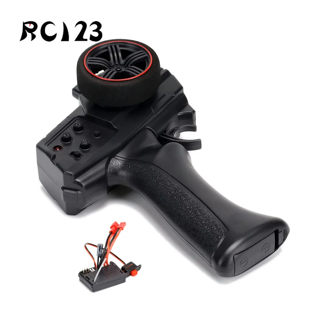 

With 2 In 1 Receiver AX7S Esc 3CH 2.4Ghz Transmitter Remote Control For 1/14 1/16 1/18 1/24 1/28 1/36 Rc Part SCX24