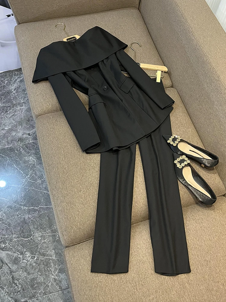 

Женский костюм Ele Profional, модная высококачественная европейская двухсекционная рабочая одежда для успешных дам