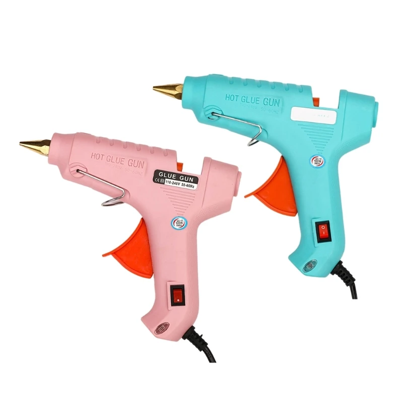 Multing Wax Hot Glues Guns, Portable Melt Glues Guns 100-240V, Ergonomic Handle Non-slip Grip