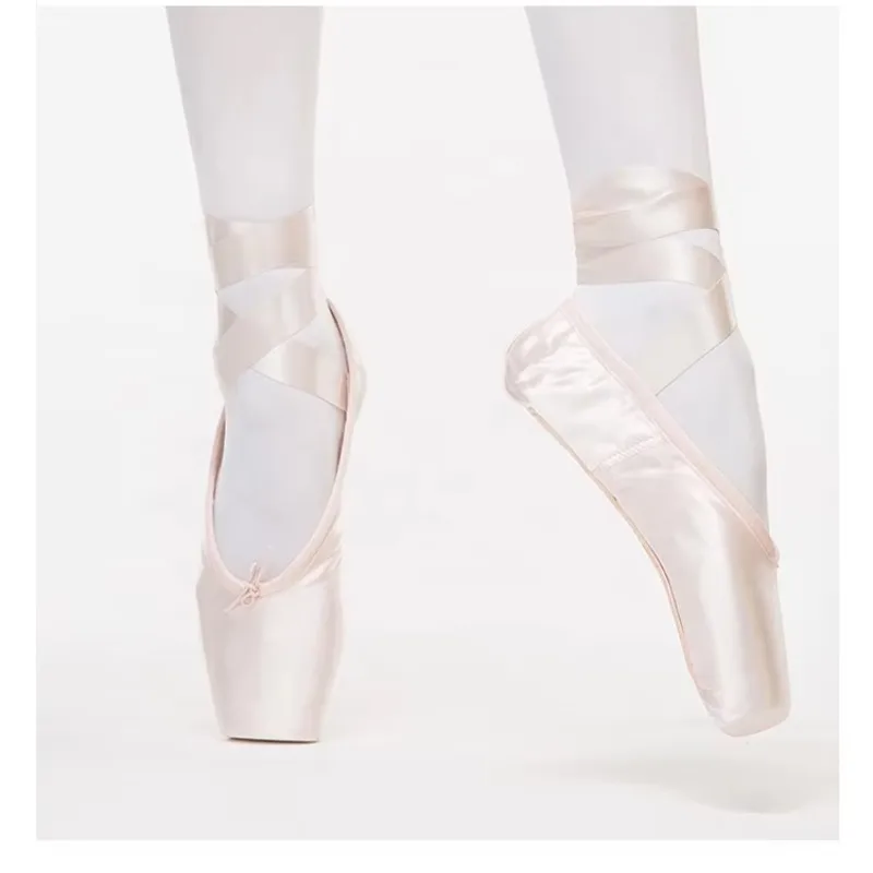 E5026-01 أحذية جلدية مسطحة عالية الجودة أحذية رقص باليه نسائية احترافية