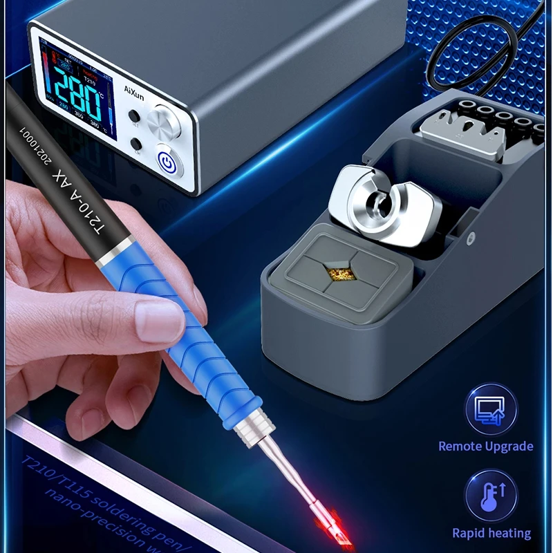 

Aixun T3B T210 Soldering Iron Station T115 Handle Solder Tips Mobile Phone Welding Repair Including Camera Earphone
