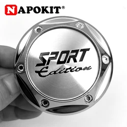 4pcs/lot 68mm with Metal Aluminum SPORT Edition Logo Car Wheel Center Hub Cap Sport Rim Hubcap Dust Cover
