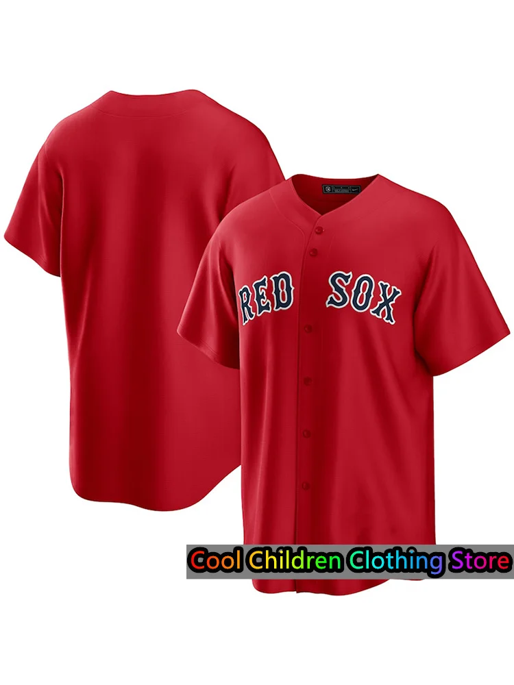 2024 Boston Red Sox Ortiz 34 Home Tshirt Men Women Tracksuit Summer Short Sleeve Sport Training Baseball Jersey For Kids Adult