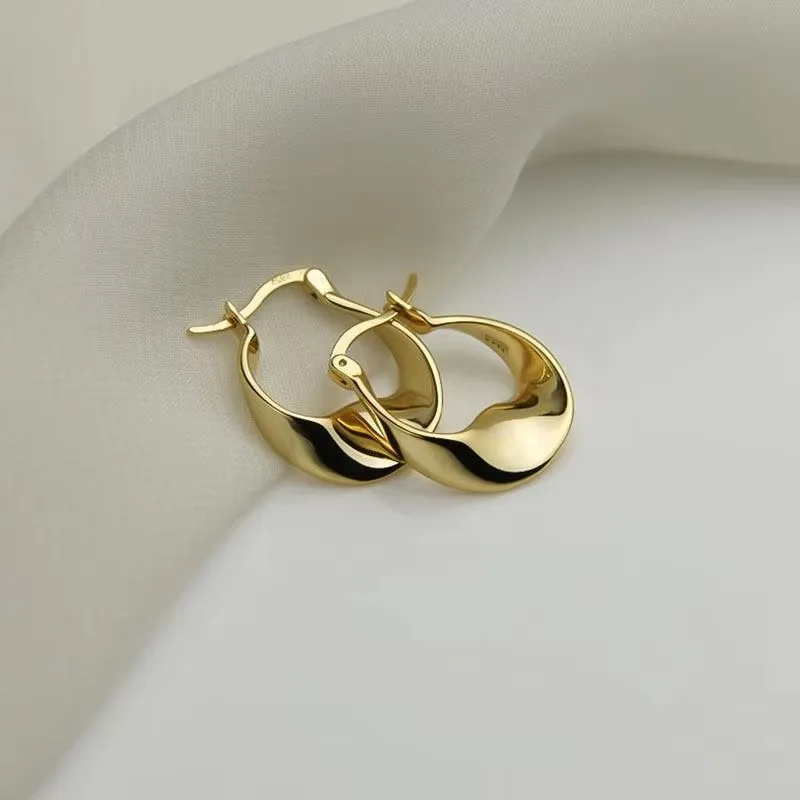 Women's Irregular Shape 925 Sterling Silver Earrings, Personalized