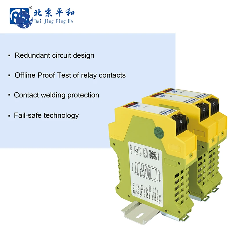 new and original input safety relay module mechanical equipment safety relays