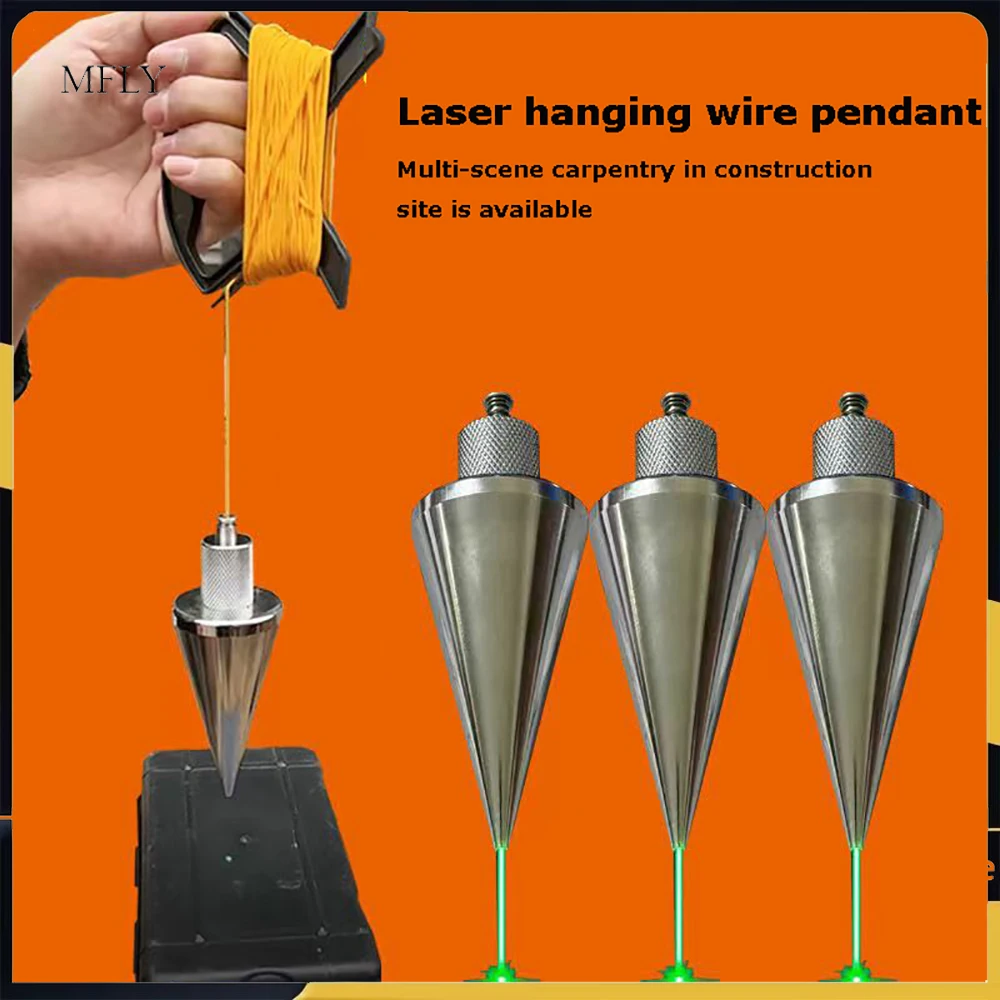 

All-Steel Decoration Building Measurement Laser Pendant, Precise Positioning, Excellent Concentricity, USB Charging