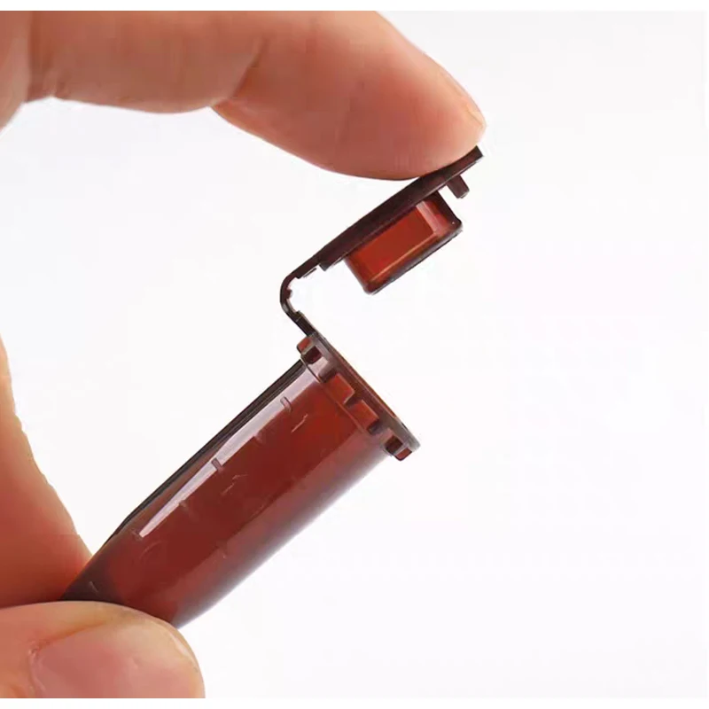 500pcs 1.5ml Container for Laboratory Sample Specimen Storage Bottles Micro Brown Test Tube Centrifuge Vial Snap Cap
