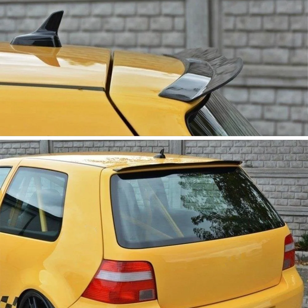 Rear Trunk Roof Spoiler Splitter Wing Lip For Volkswagen VW Golf 4 MK4 R32 Hatchback 1999-2006 Car Tail Wing Decoration