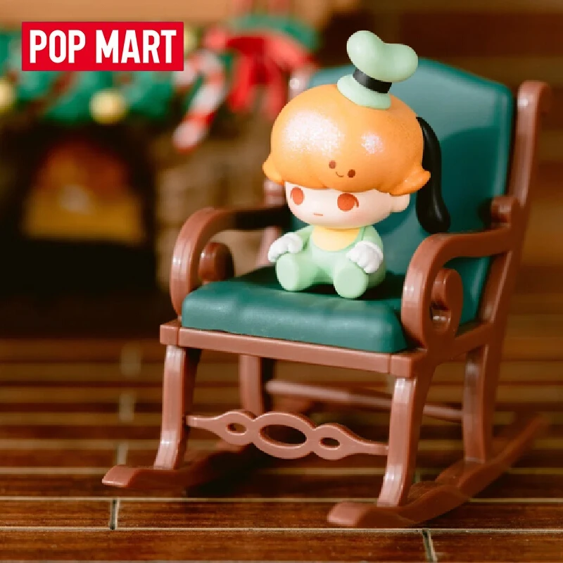 POPMART Dimoo World × Seri Disney Mainan Mini Blind Bag Klasik Mickey Mini Action Figure Koleksi Trendi Hadiah Anak-anak