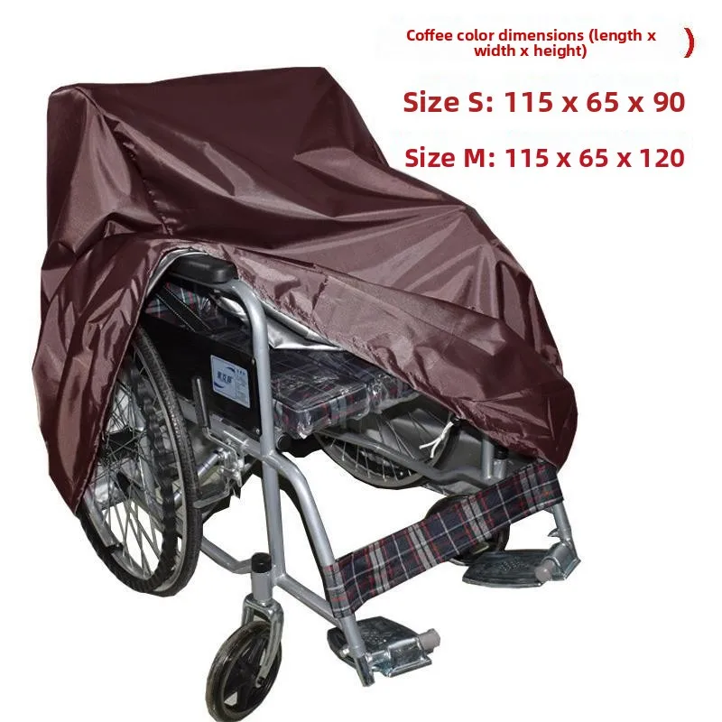Waterproof Dustproof Cover Cloth  Wheelchair Rainproof Sunshade Protection Shield Universal Accessory for Mobility Ve...