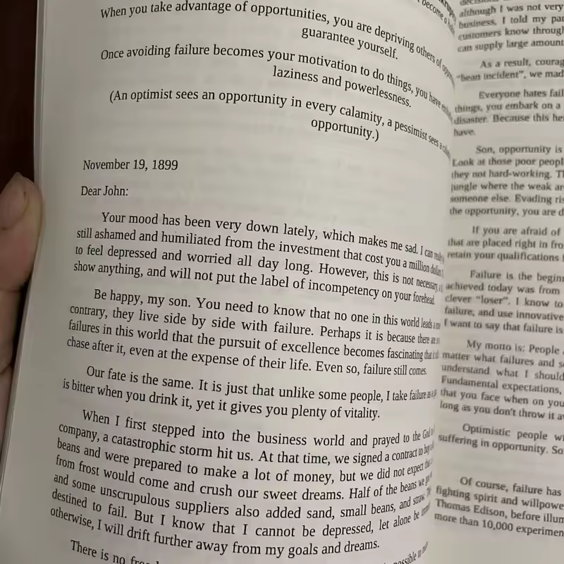 Paper Book The 38 Letters From J.D. Rockefeller To His Son English - Image 6