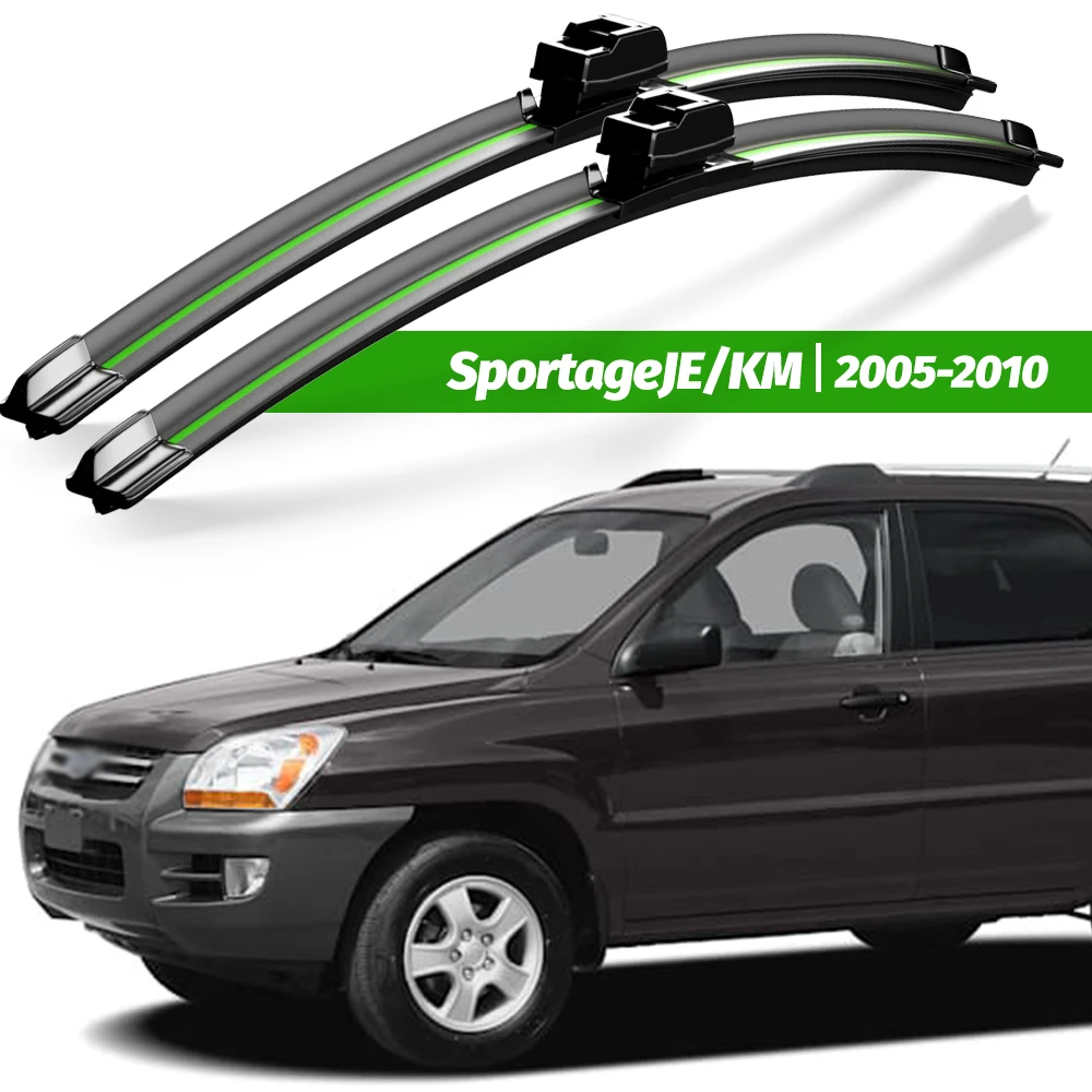 Wiper LHD Front Wiper Blades For KIA Sportage JE / KM 2005 - 2010 2008 2009 Windshield Windscreen Window 24\