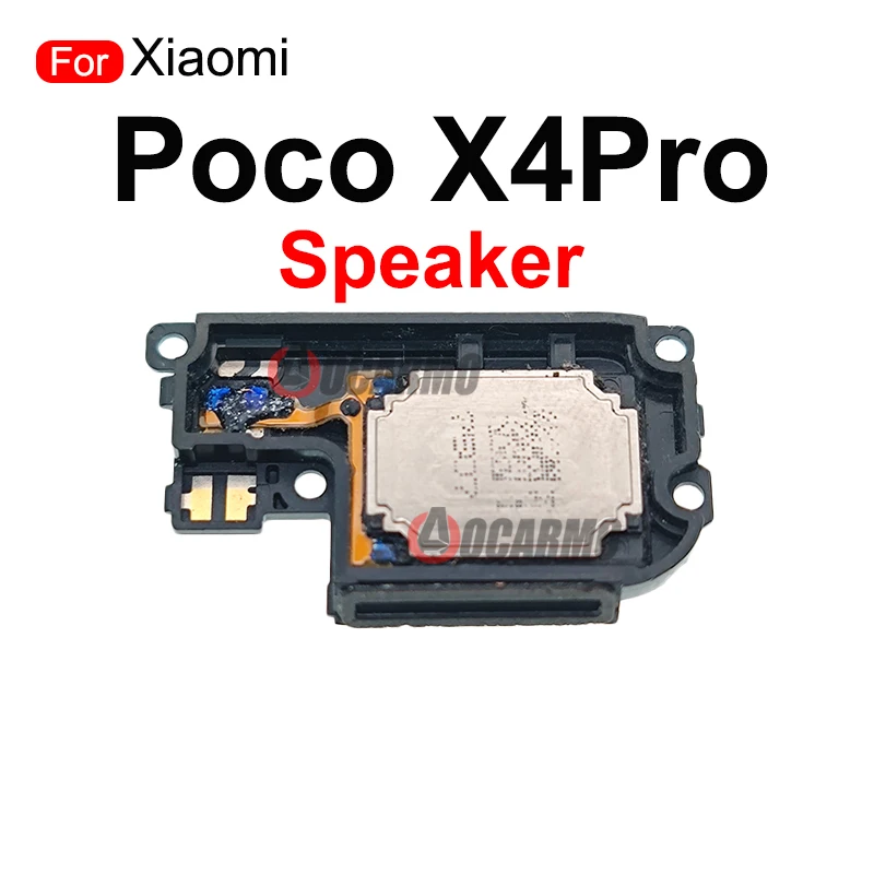 For Xiaomi POCO X4 Pro Top Earpiece Ear Speaker And Bottom Loudspeaker Buzzer Ringer Replacement Parts