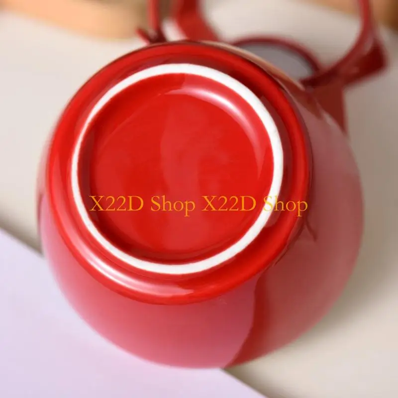 X22D Fondue Pots Set Tealight Porcelain Melting Pots for Cheese Chocolate Butter Caramel Ceramic Butter Warmers Set with Fork
