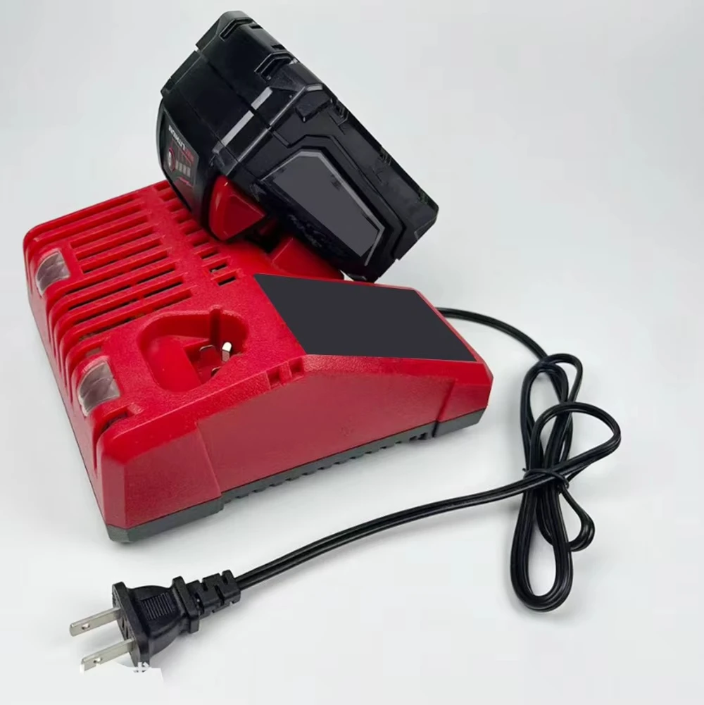 Power Impact Wrench Set 5.0Ah Battery and Charger 18V 3400rpm 1500nm Efficient Brushless 1/2 Inch Drive Set