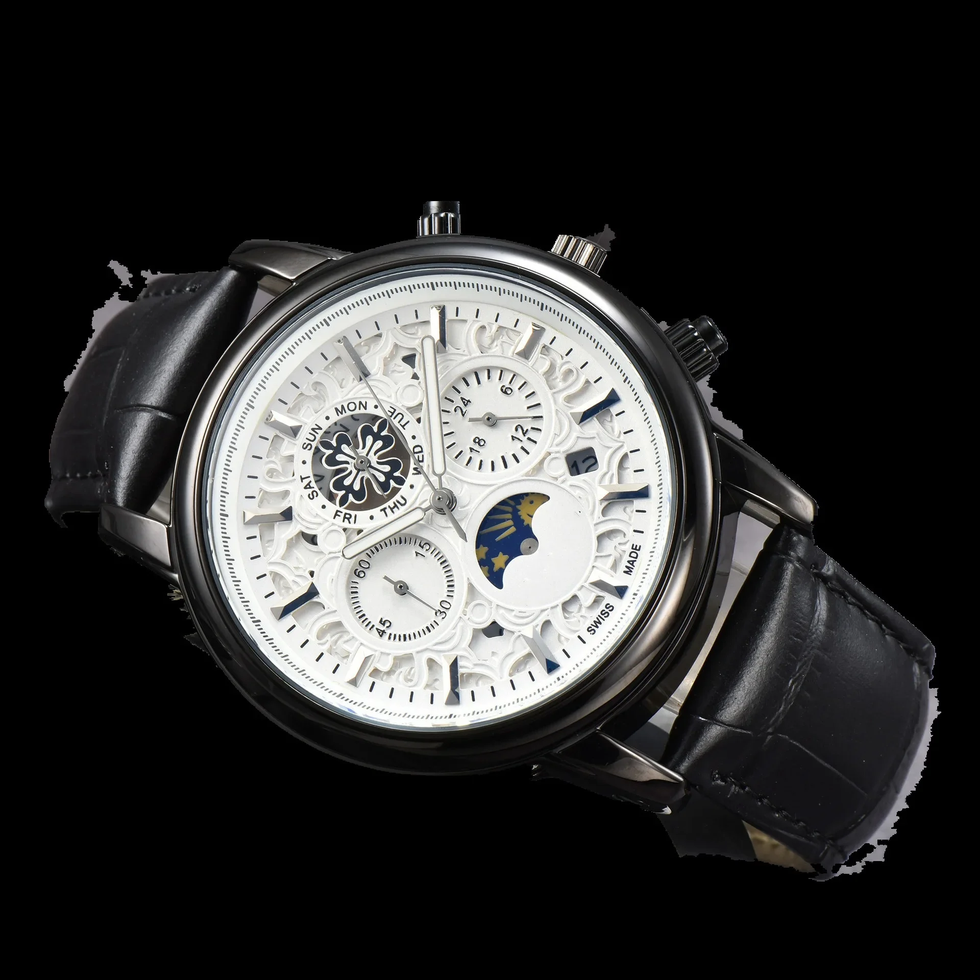 ساعة توربيون فاخرة من أفضل العلامات التجارية للرجال، ساعة عمل عصرية للرجال، كاجوال رياضية مقاومة للماء للرجال، ساعة ميكانيكية أوتوماتيكية #2