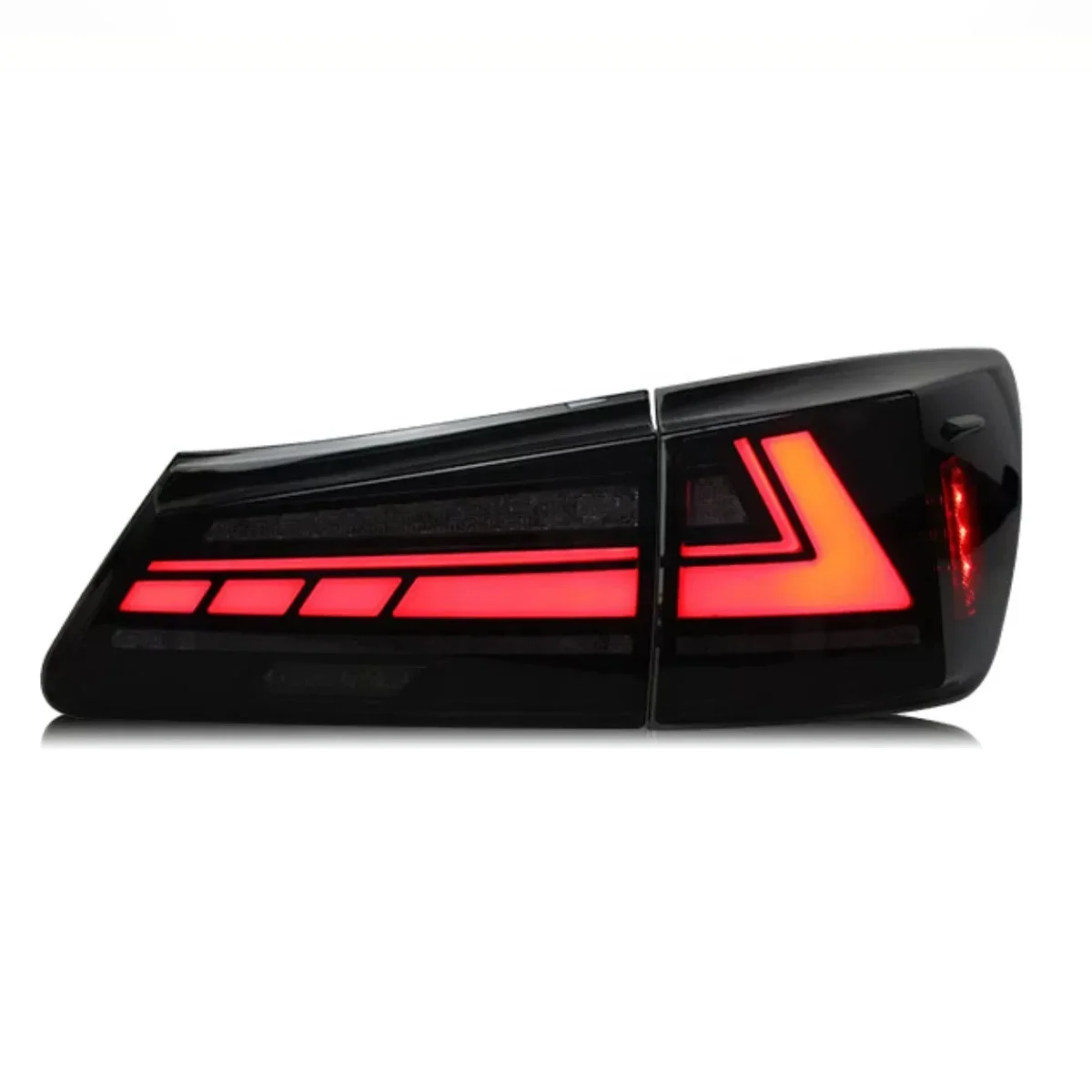 Auto car lights tail lamps rear lamps for Lexus IS 2006 2007 2008 2009 2010 2011 2012 year taillights