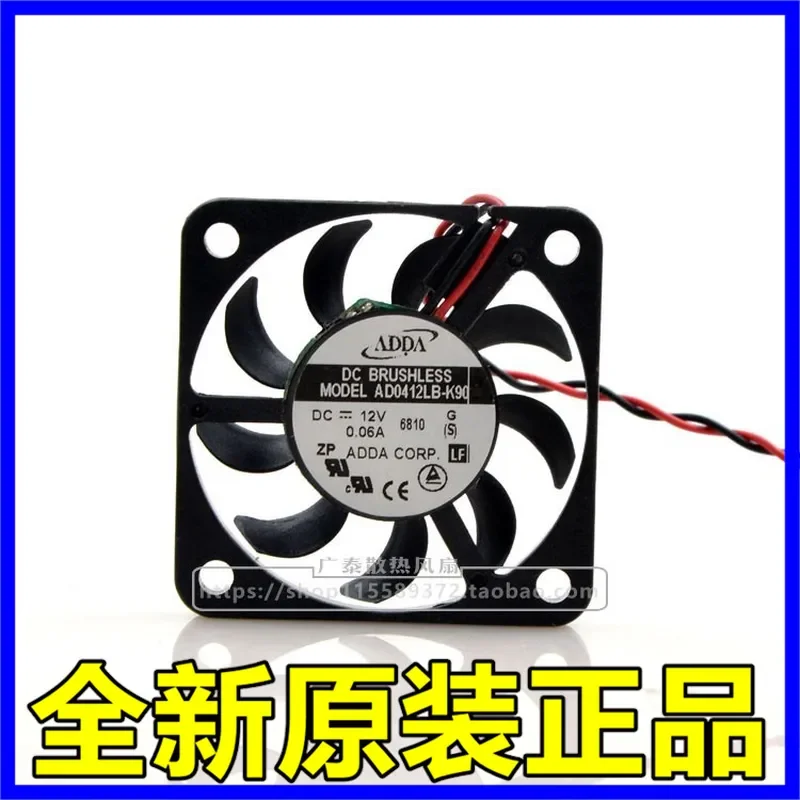 for ADDA 4006 4007 4cm 12V 0.06A Ultra-thin Silent Fan AD0412LB-K90