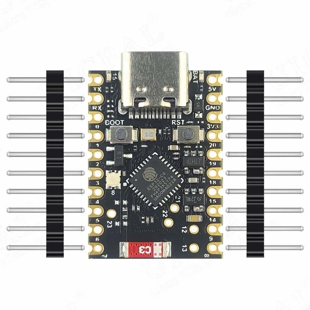 MINI ESP32-C6 Development Board BT Wifi6 N4 Module with Crystal Oscillator RISC-V 32-Bit 4MB FLASH Low Power ESP32 C6