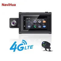 T88 2+32GB 5'' IPS Touch Screen 1080p Dual Dash Cam Front and Rear HD DVR Car Dvr Camera 4k GPS WIFI Rearview Video Recorder