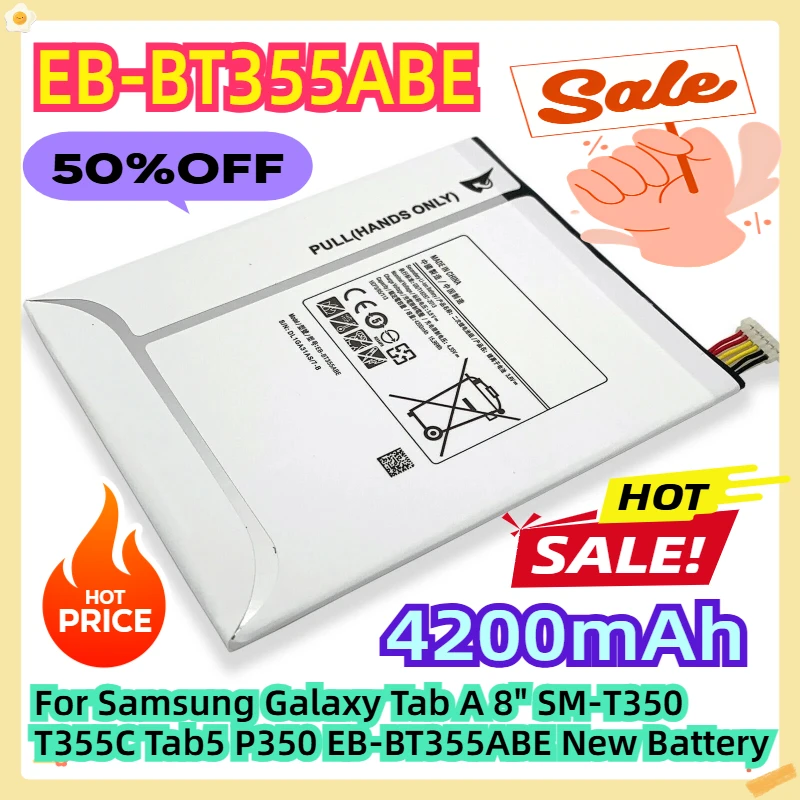 

For Samsung Galaxy Tab A 8" SM-T350 T355C Tab5 P350 EB-BT355ABE New Battery
