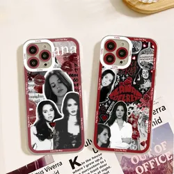 Lana Del Rey Singer Kraft Poster Phone Case For iPhone 12 11 13 14 Pro Max XR XS Max X SE2020 7 8 Plus Case