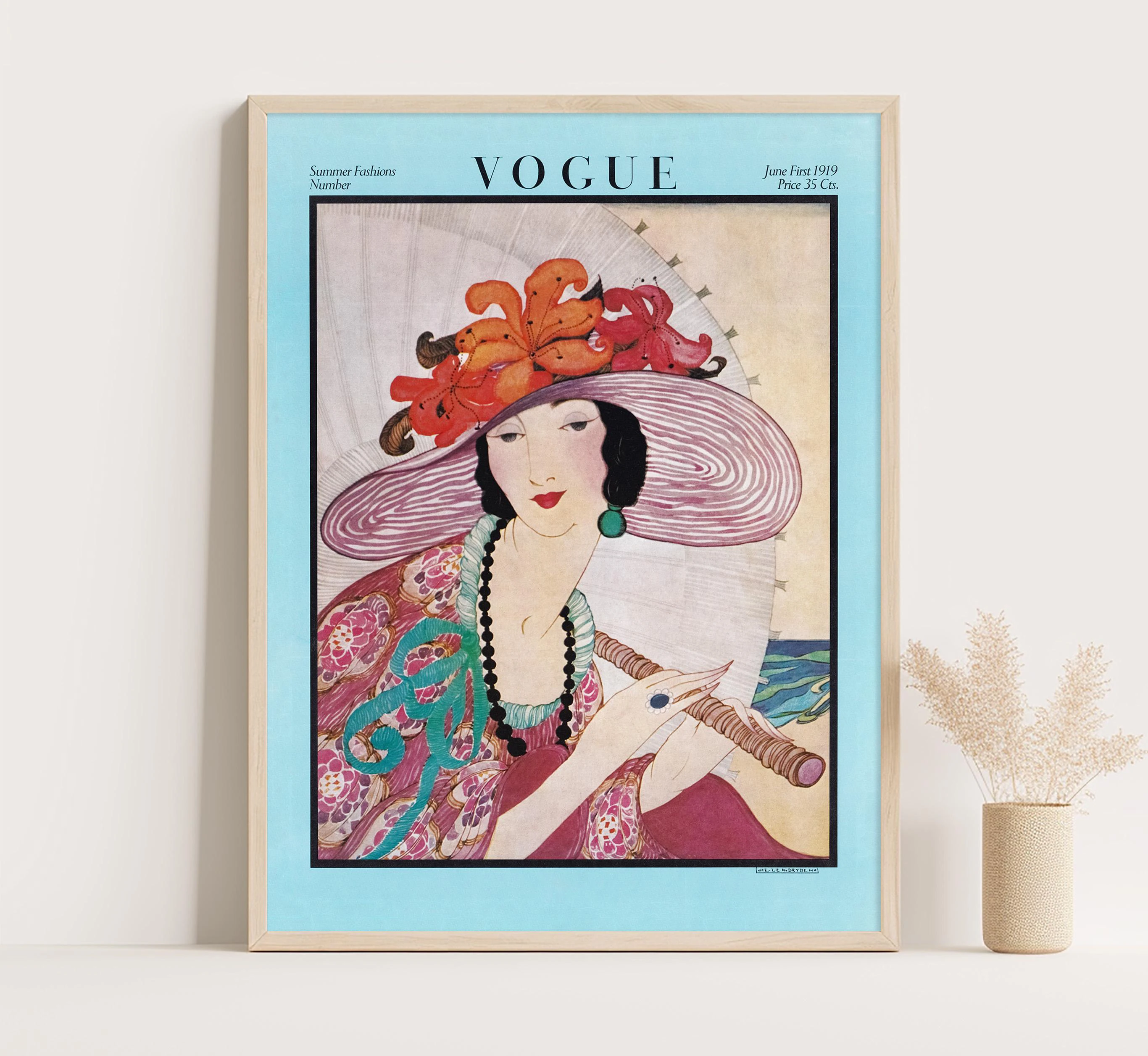 1pc frameless Vintage Fashion - Vintage Fashion Prints For Wall 评论和价格