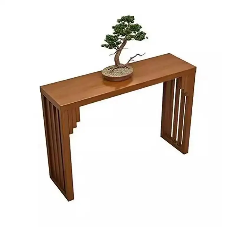 Mesa de console vintage chinesa rústica estética premium meados do século mesa de console clássico estreito mesa salão centro móveis