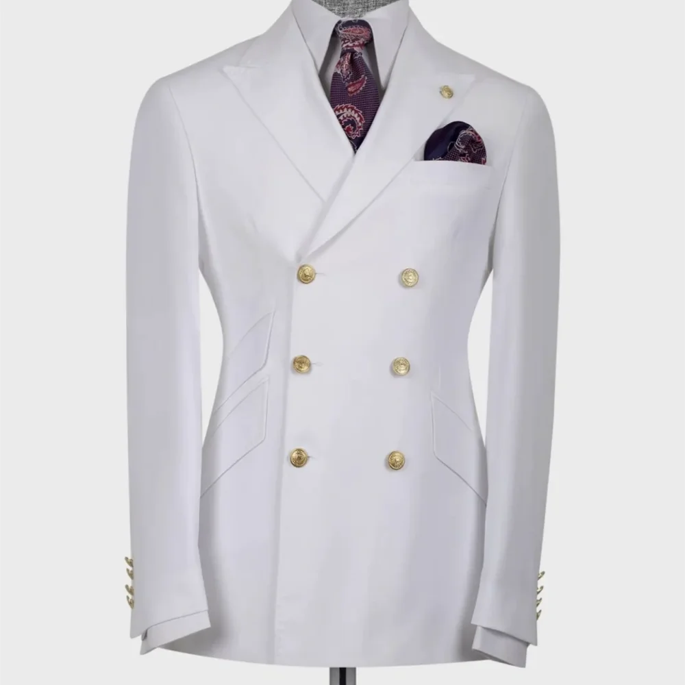 أحدث سترة رجالية على طراز الرجل المحترم لعام 2025 بلون سادة بدلة عمل على الشاطئ لحفلات الزفاف #4