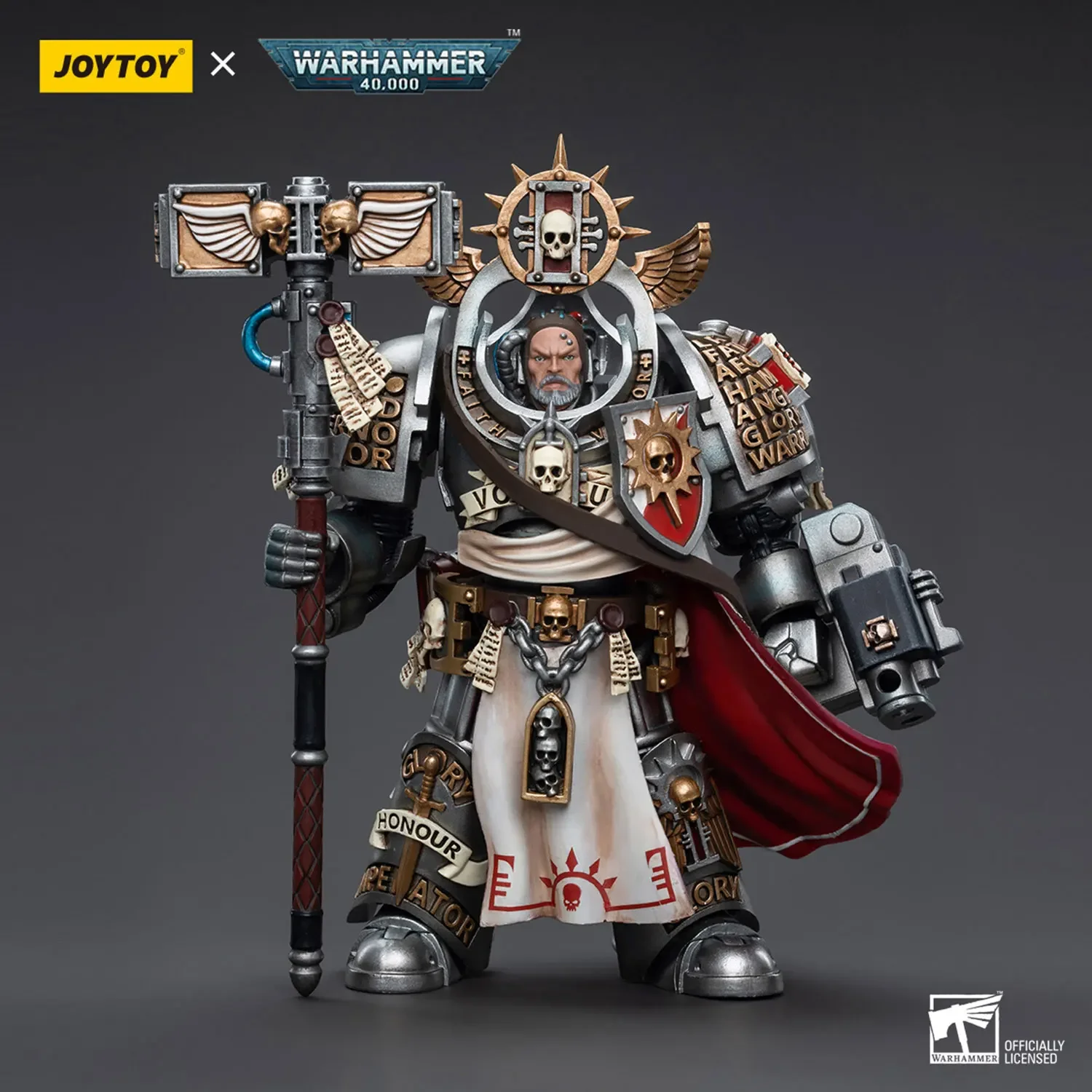JOYTOY ウォーハンマー 40k 1/18 アクションフィギュア アニメ 12.8 センチメートルグレーナイトグランドマスターヴォルダス