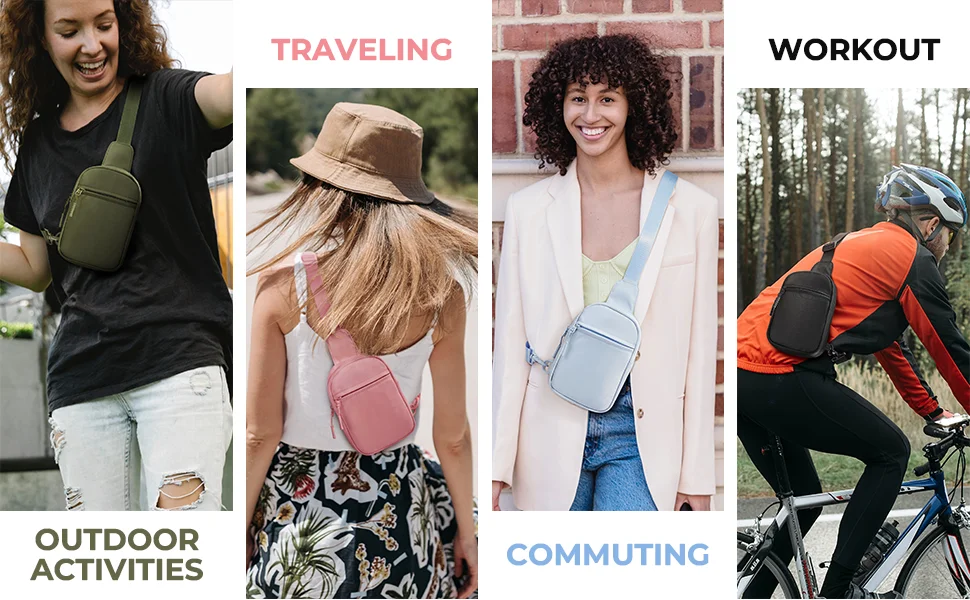 Frauen Brust Tasche Mini Mode Unisex Leichte Tasche Schulter Sling Bag Umhängetasche Sport Outdoor Laufen Reise Casual Tasche – Detail 12