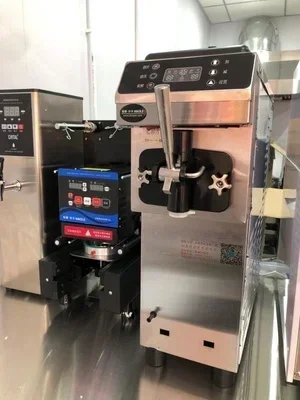 Macchina per gelato elettrica 220v 13L/h Pre-raffreddamento Mantieni fresco CKX60-A19 Macchina per gelato soft automatica commerciale R404a