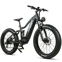 SAMEBIKE Electric Bike 750W BaFang Rear Motor 48V17AH 26inch Fat Tire Ebike Mountain Electric Bicycle Dual Adjustable Suspension