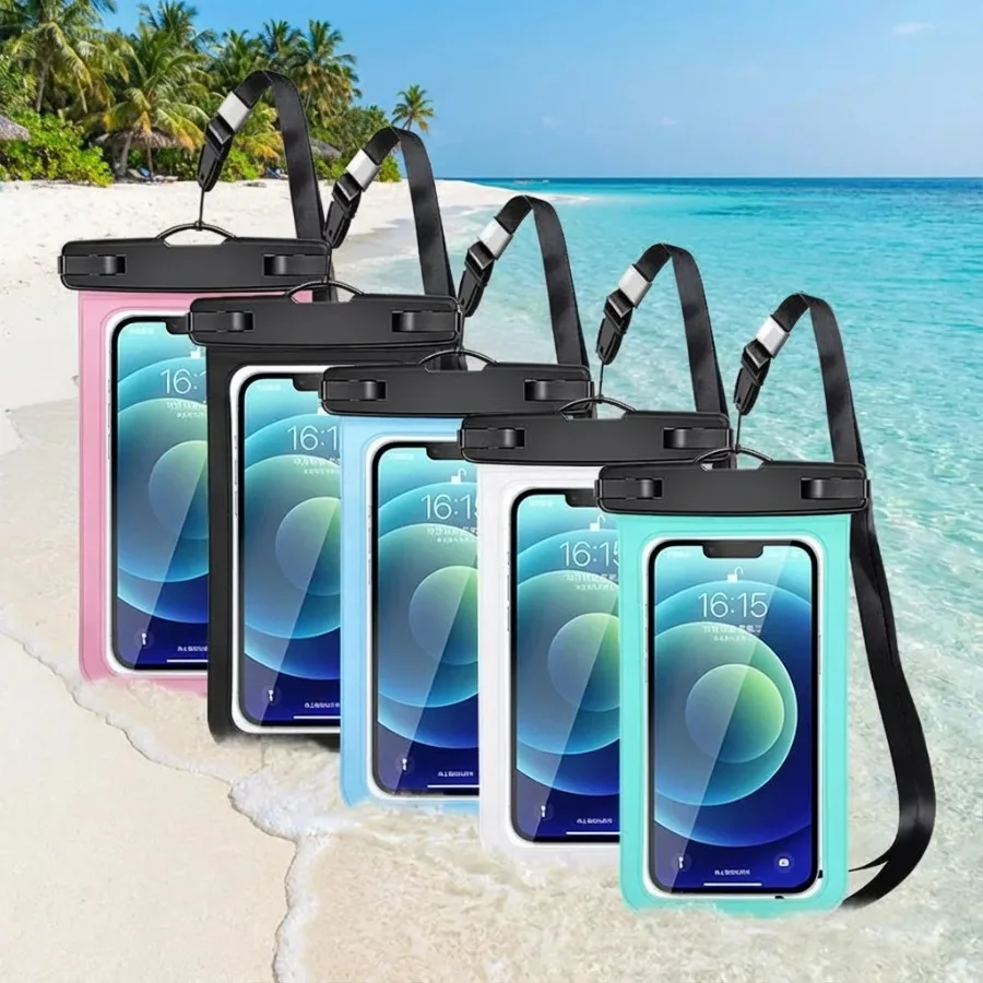 2PCS Waterproof Phone Pouch, Sealed Protective Bag to Keep Phone Safe & Dry for Beach & Swimming - Image 2