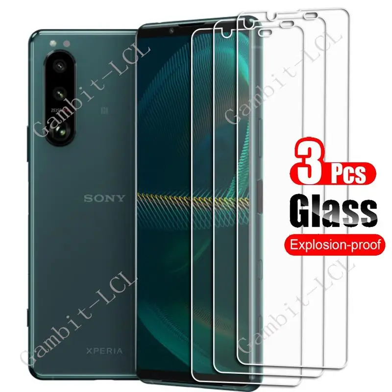 3PCS HD Tempered Glass For Sony Xperia 5 II III IV 6.1