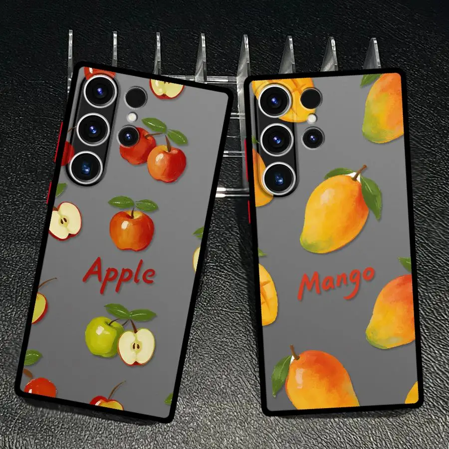 Fruit Mango Funda Phone Cover Case for Samsung Galaxy S26 S23 FE S22 Note 20 10+ S21 S24 Plus S25 Ultra S20