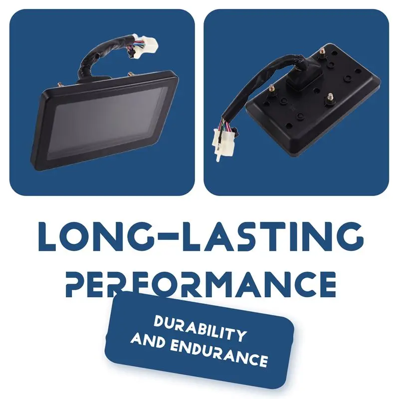 Top Sale Universal LCD Display Cluster For Motorcycle Replaceable Speedometer Multi-Function Instrument Works 1, 2, 4 Cylinder M