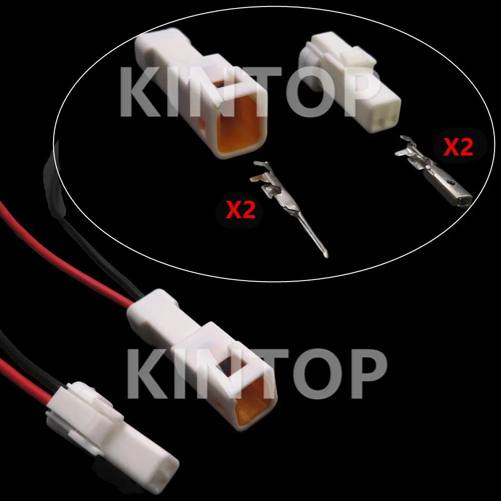 

1 Set 2 Pins 02T-JWPF-VSLE-S 02R-JWPF-VSLE-S AC Assembly Car Motor Waterproof Connector With Wires Auto Wire Harness Socket