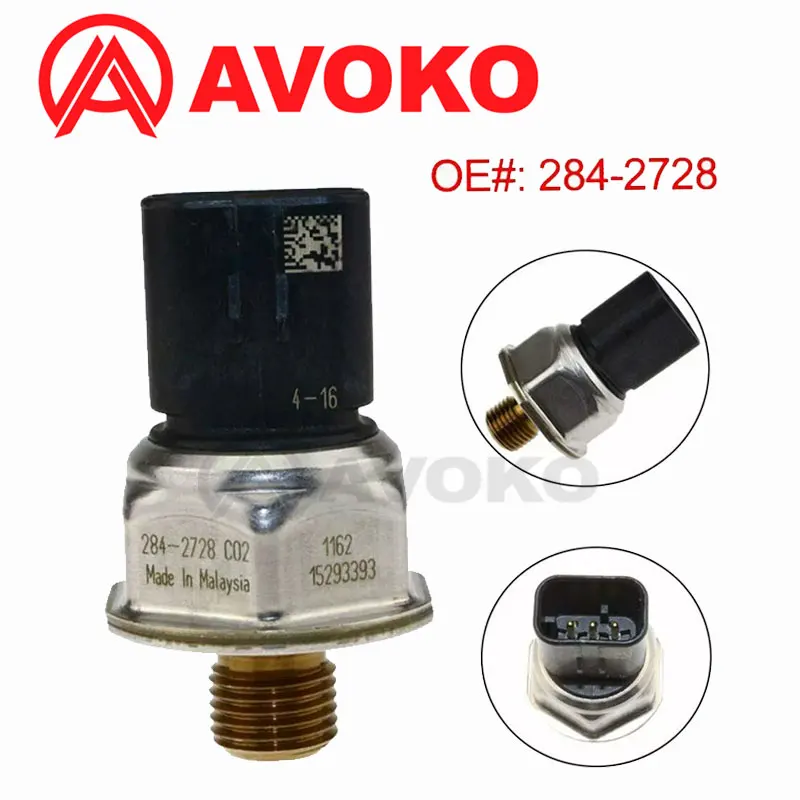 

284-2728 4 MPaG pressure range high pressure sensor For Caterpillar CAT C13 C15 C16 583T D9T D8T 13145690